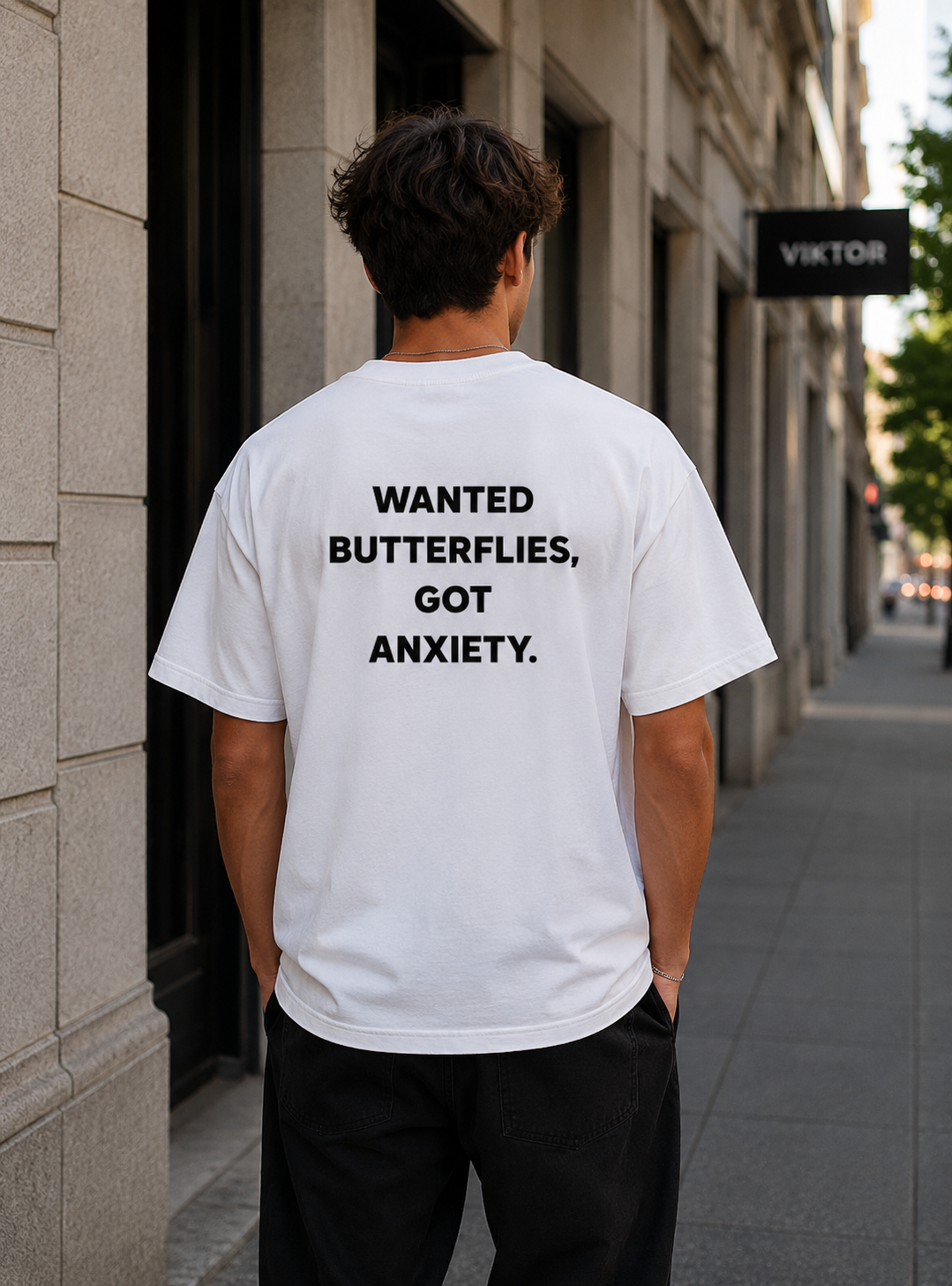Wanted Butterflies, Got Anxiety Tee